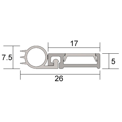 Kilargo IS7025si door frame perimeter seal with measurements