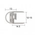 Kilargo IS7320si aluminium meeting stile and door edge seals
